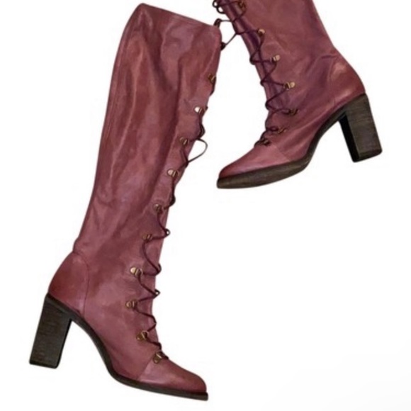 Free People Lace Up Boot - Picture 2 of 11